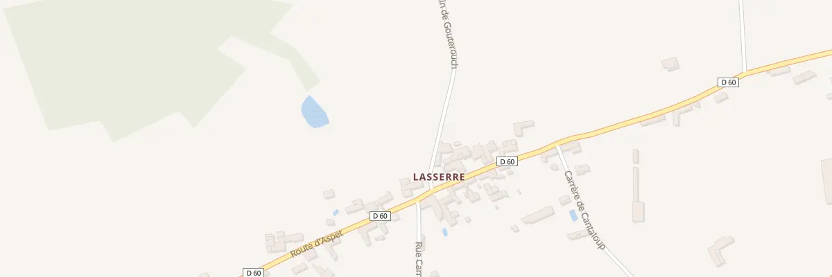 Plan du 1 Che de Gouterouch à Estadens