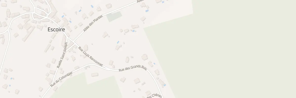 Plan du 7 Rue des Grands Bois à Escoire