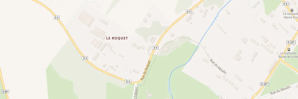 Plan du 12 Rue du Roquet à La Gaillarde