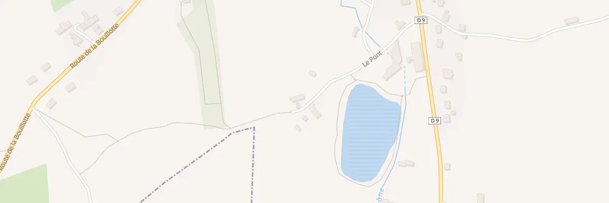 Plan du 3 Le Pont à Souancé-au-Perche