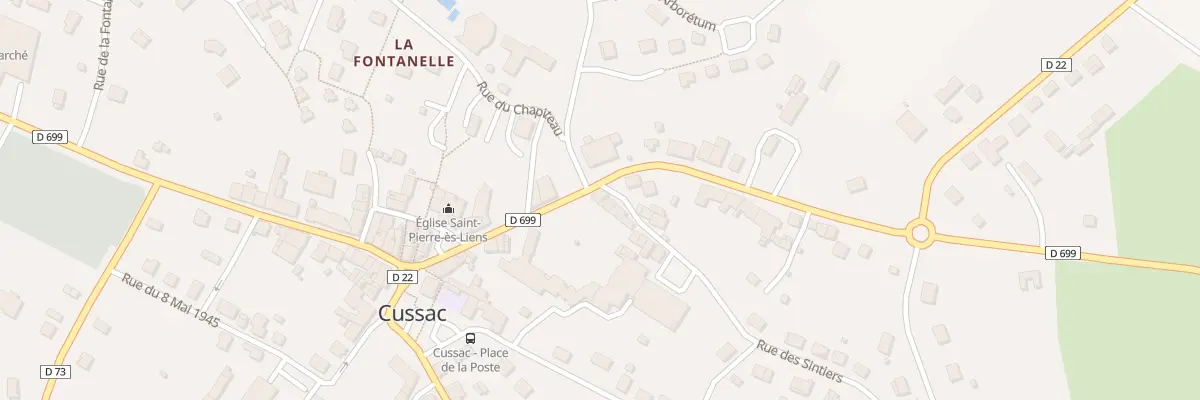 Plan du 18 Rue de Limoges à Cussac