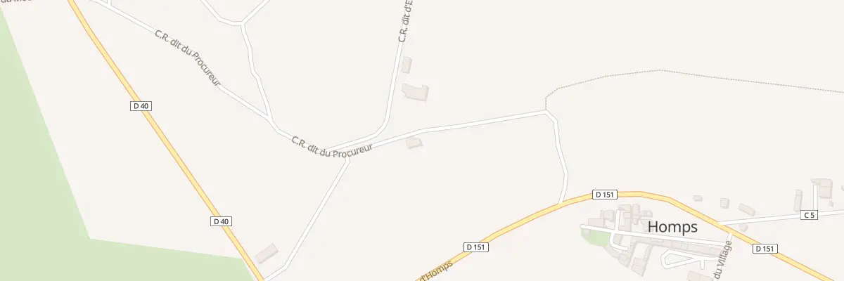 Plan du 5007 Au Procureur à Homps