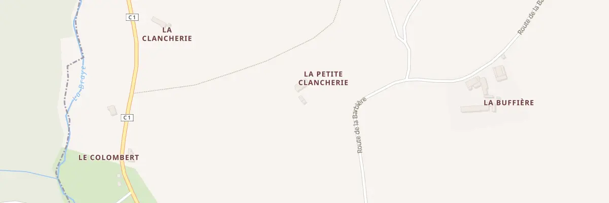 Plan du 5007 La Clancherie à Sargé-sur-Braye
