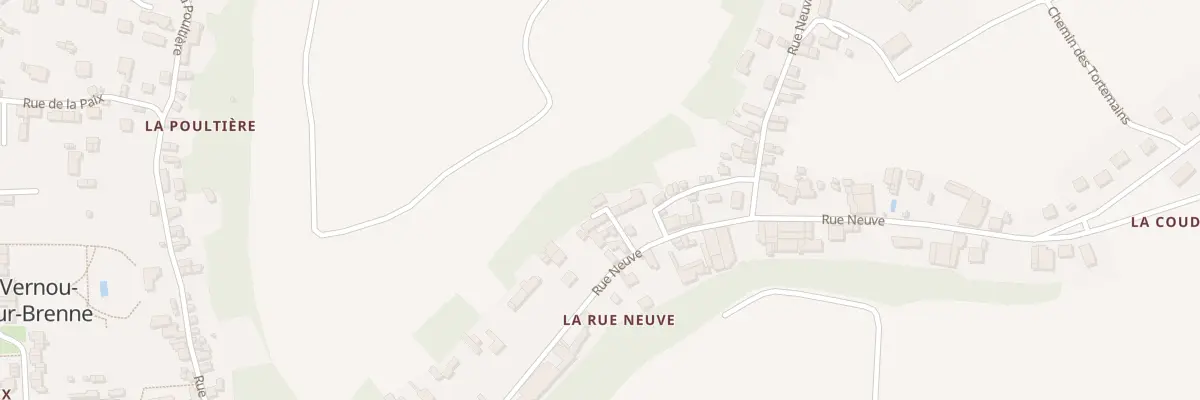 Plan du 68 Rue Neuve à Vernou-sur-Brenne