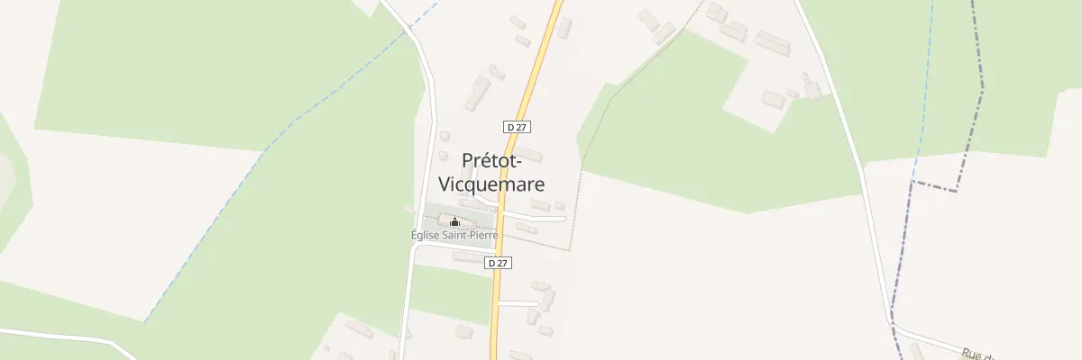 Plan du 11 Rue Andre Raimbourg à Prétot-Vicquemare