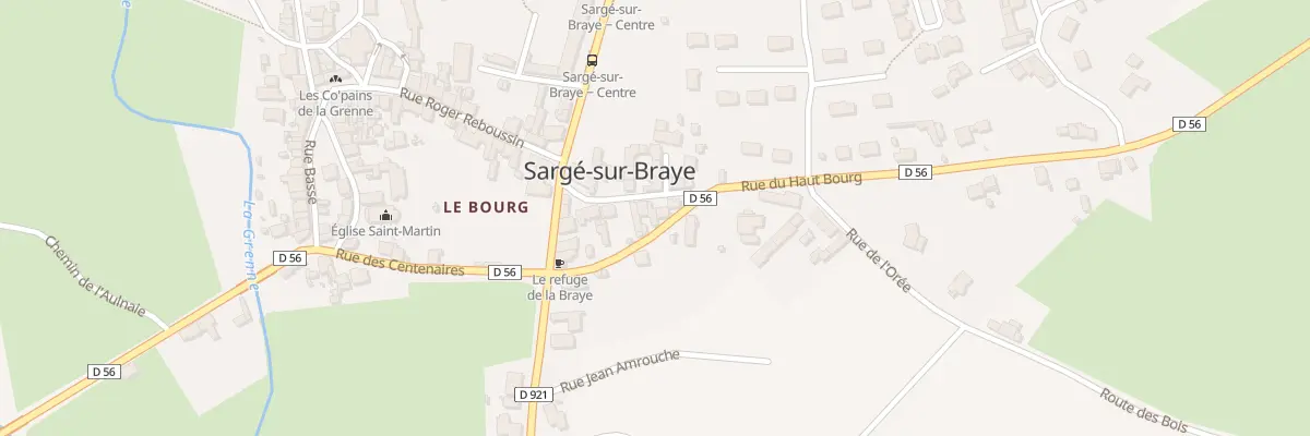 Plan du 1 Rue Claude Odeau à Sargé-sur-Braye