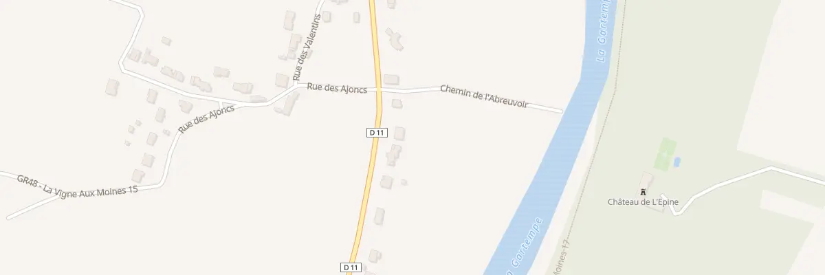 Plan du 49 Rue du Vieux Chêne à Antigny