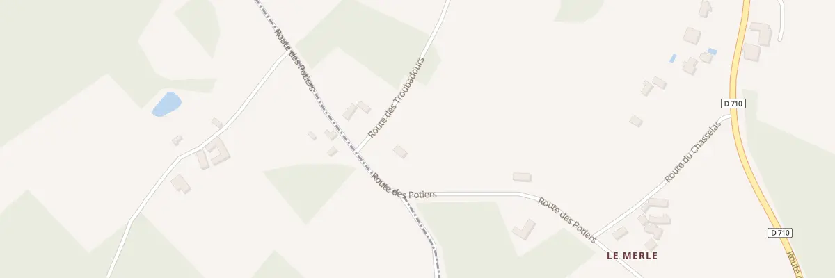 Plan du 620 Rte des Potiers à La Douze