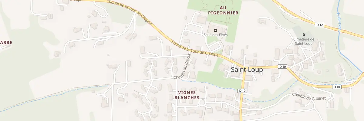 Plan du 2 Rue Jacques Riviere à Saint-Loup