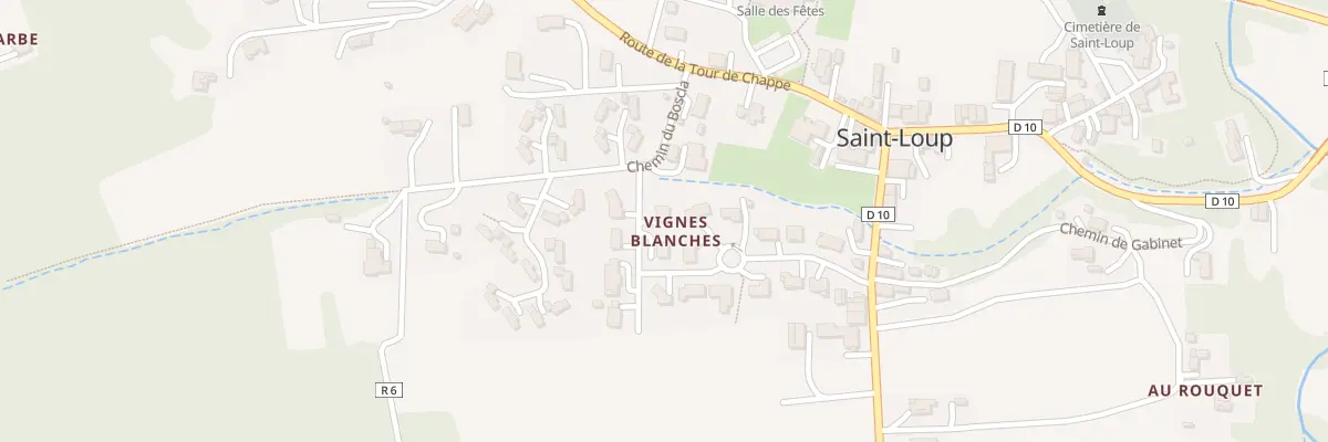 Plan du 1 Rue du Bois Pradets à Saint-Loup