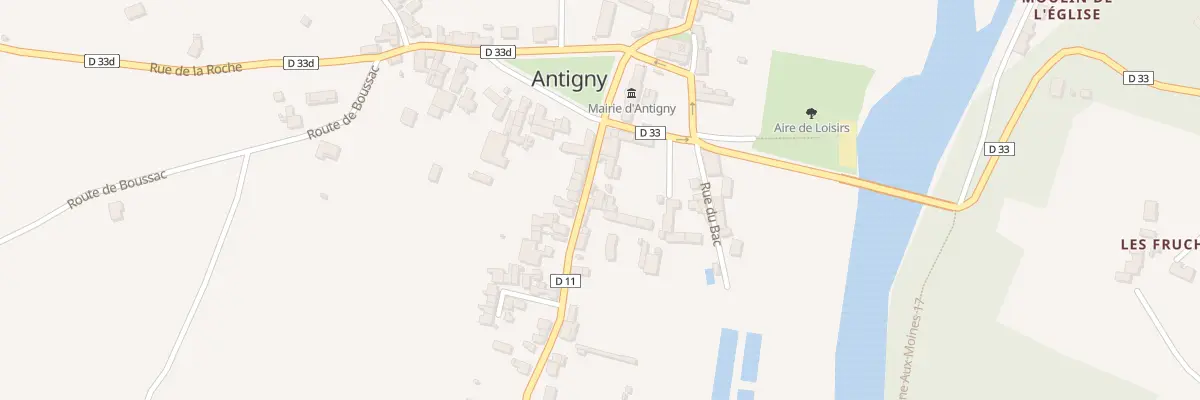 Plan du 9 Rue du Vieux Chêne à Antigny