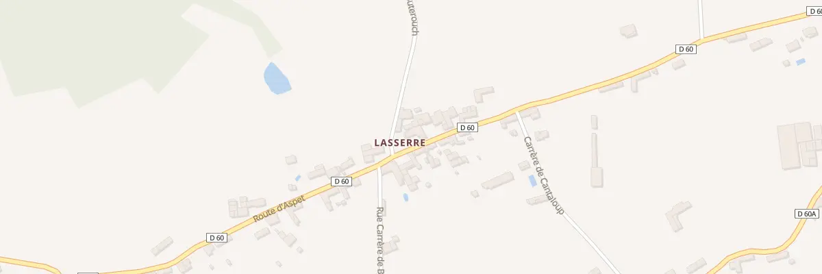 Plan du 146 Lasserre à Estadens
