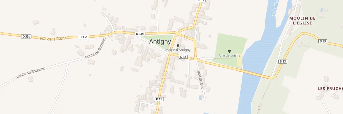 Plan du 1 Rue du Vieux Chêne à Antigny