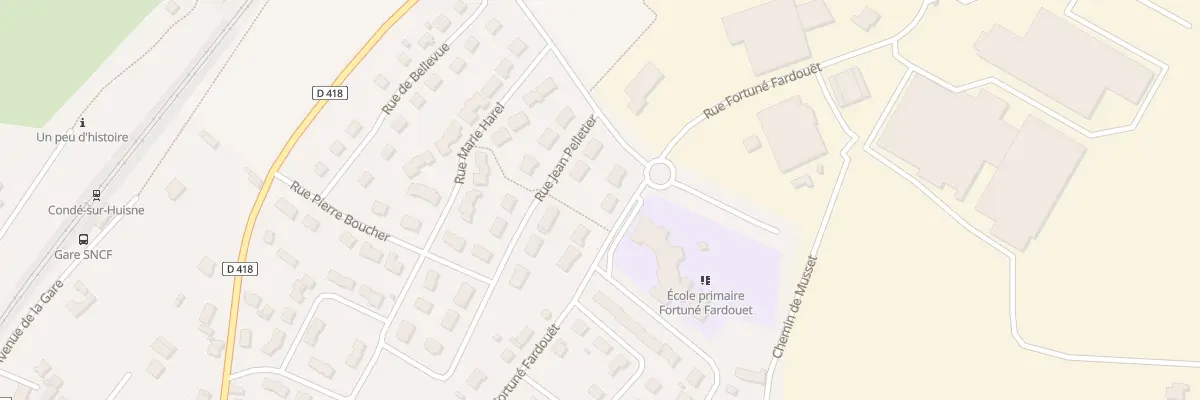 Plan du 23 Rue Fortuné Fardouet à Sablons sur Huisne