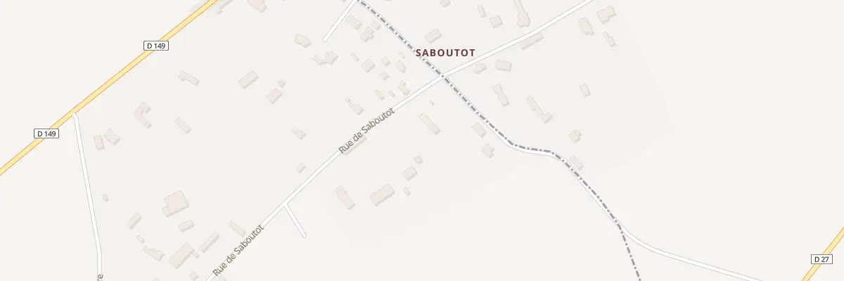 Plan du 7 Rue de Saboutot à Prétot-Vicquemare