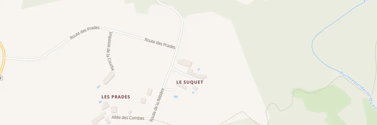 Plan du 87 Le Suquet Nord à Saint-Martin-de-Fressengeas