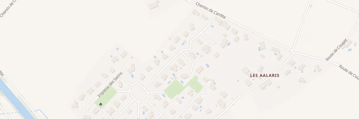 Plan du 8 Imp des Chardonnerets à Golfech