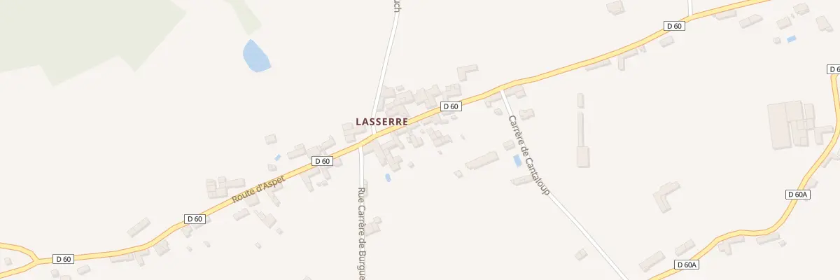 Plan du 151 Lasserre à Estadens