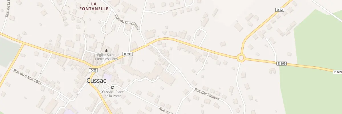 Plan du 18 Rue des Sintiers à Cussac