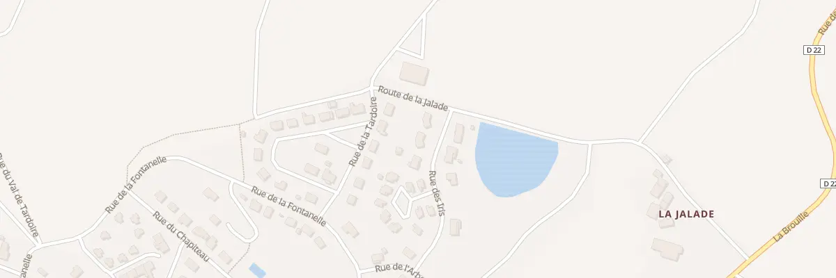 Plan du 5002 La Gelade à Cussac