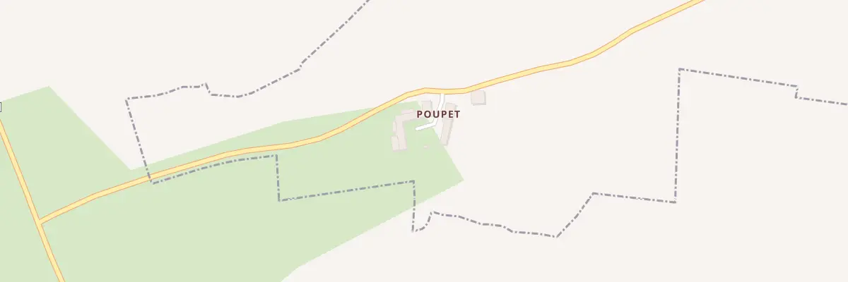 Plan du 55 Poupet à Trizay-Coutretot-Saint-Serge