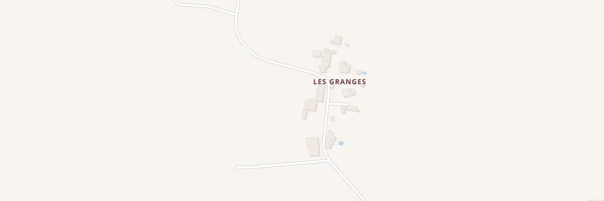 Plan du 2 Les Granges à Gajoubert