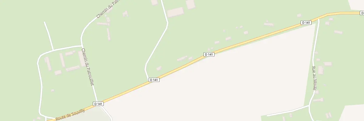Plan du 12 Rte de Souvilly à Bémécourt