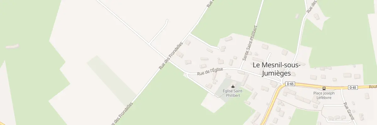 Plan du 7001 Rue de l’Eglise au Mesnil-sous-Jumièges