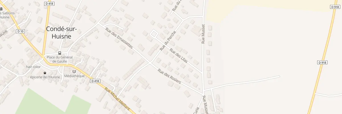 Plan du 4 Rue des Lilas à Sablons sur Huisne