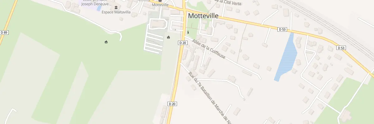 Plan du 7 Rue du 7eme Bnm à Motteville