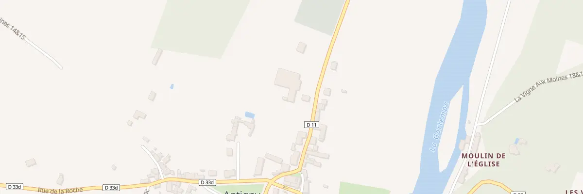 Plan du 3 Rue de la Gartempe à Antigny