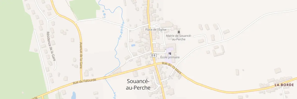 Plan du 5 Rue de Nogent à Souancé-au-Perche