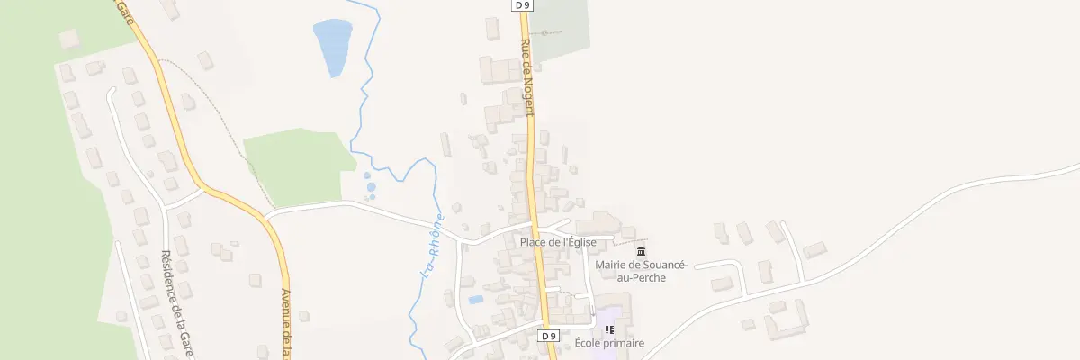 Plan du 20 Rue de Nogent à Souancé-au-Perche