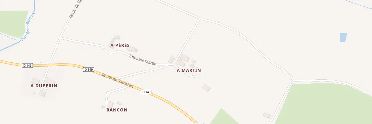 Plan du 339 Imp Martin à Polastron