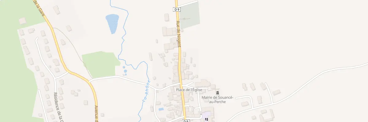 Plan du 24 Rue de Nogent à Souancé-au-Perche