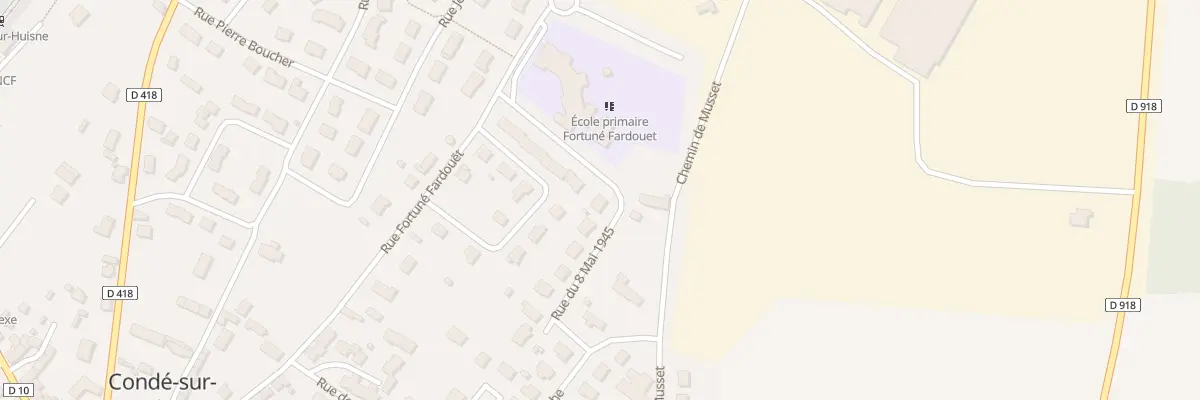 Plan du 13 Rue du Huit Mai 1945 à Sablons sur Huisne