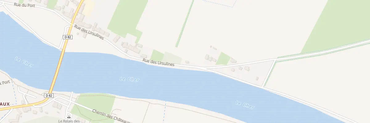 Plan du 24 Rue des Ursulines à Azay-sur-Cher