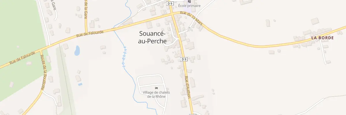 Plan du 16 Rue d’Authon à Souancé-au-Perche