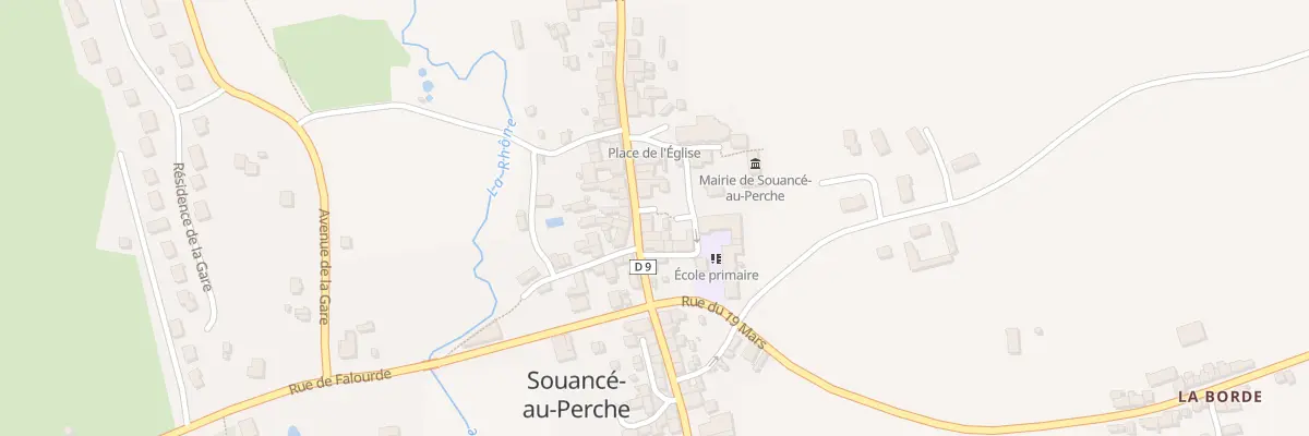 Plan du 10A Rue de Nogent à Souancé-au-Perche