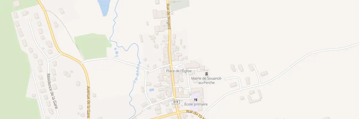 Plan du 3 Pl de l’Eglise à Souancé-au-Perche