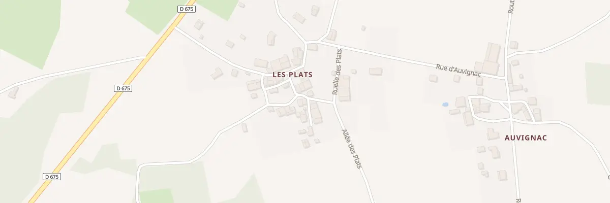 Plan du 2 Imp des Plats à Rochechouart