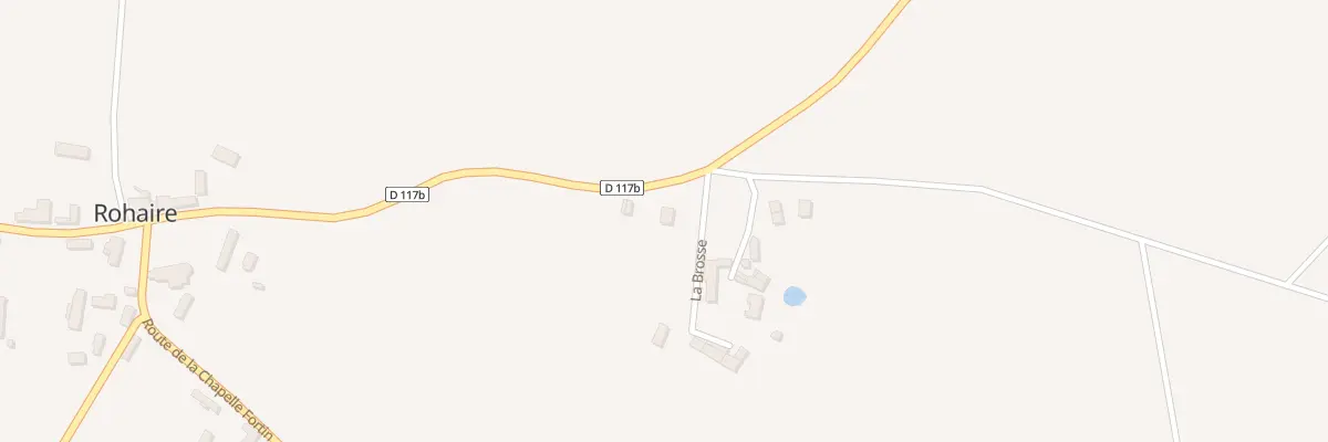 Plan du 2 La Brosse à Rohaire