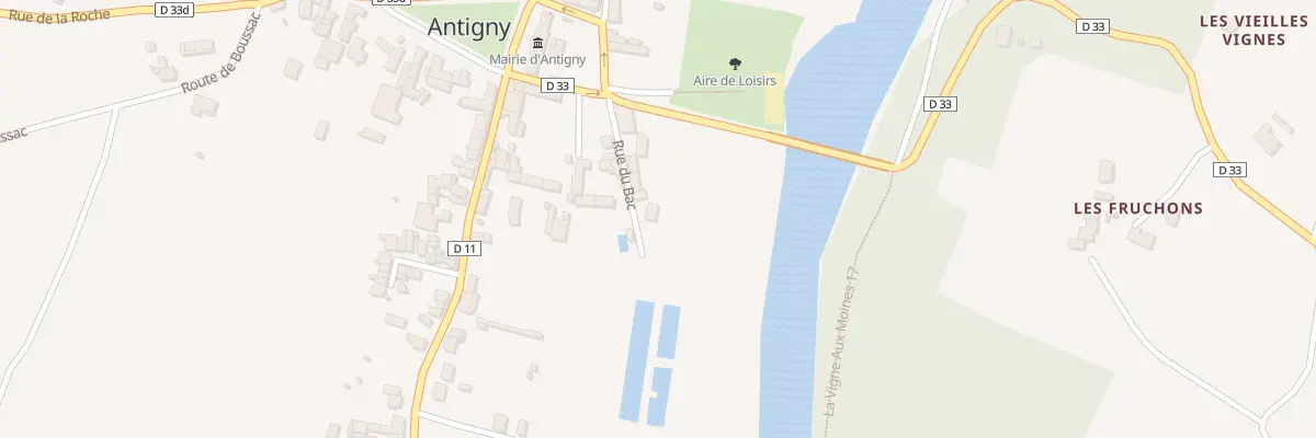 Plan du 9 Rue du Bac à Antigny