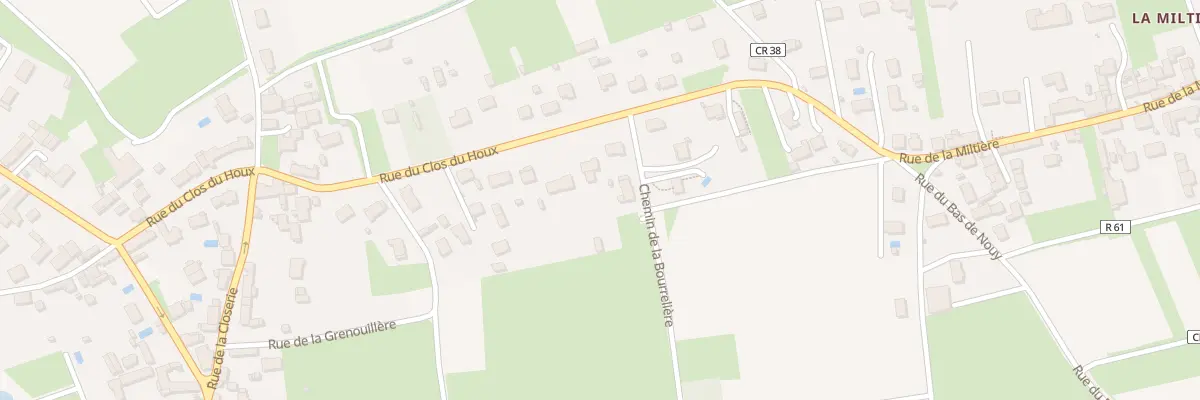 Plan du 38 Rue du Clos du Houx à Montlouis-sur-Loire