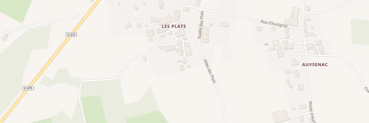 Plan du 10 Imp des Plats à Rochechouart