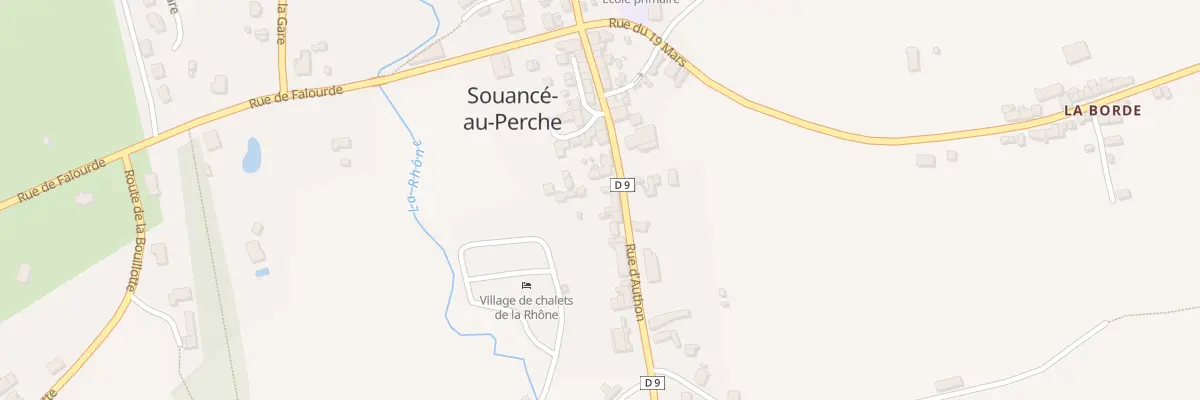 Plan du 20 Rue d’Authon à Souancé-au-Perche