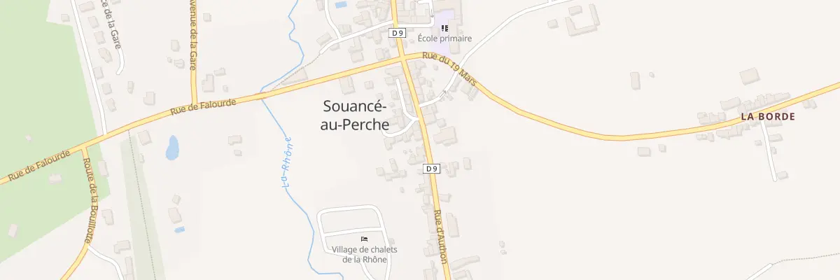 Plan du 12 Rue d’Authon à Souancé-au-Perche