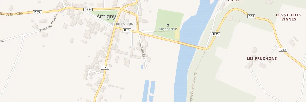 Plan du 5 Rue du Bac à Antigny