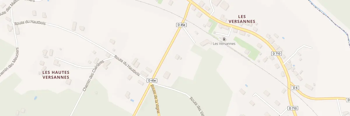 Plan du 23 Les Versannes à La Douze