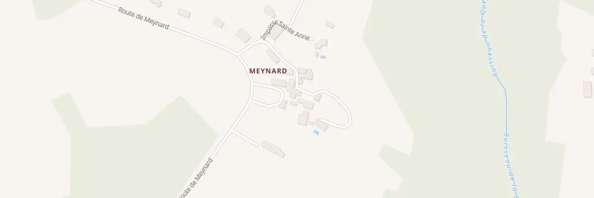 Plan du 84 Meynard à Saint-Martin-de-Fressengeas